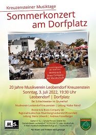 Sommerkonzert 20 Jahre Musikverein